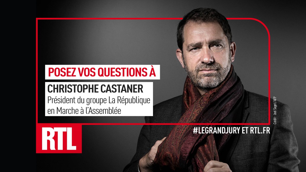 LeGrandJury's tweet photo. 🗣 Christophe Castaner (@CCastaner), le patron des députés LaREM, est l'invité de l'émission @LeGrandJury ce dimanche 10 octobre

💬 Posez-lui vos questions en commentaire, il y répondra en direct dès 12h 👇 https://t.co/J0Wdl1lUJe