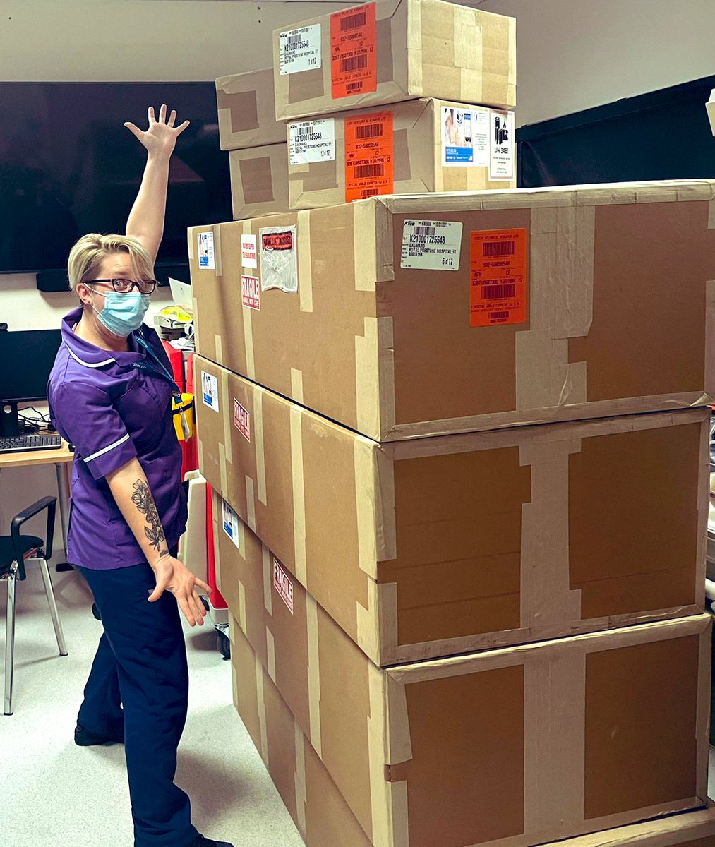 It’s an exciting day in resus and sim as our new ALS manikins have arrived!! 

(So far two of the team have asked if we got a receipt for the one in purple) 

<a href="/smhall2010/">hellomynameis Sarah</a> <a href="/Kimberl28441030/">Kimberley barnes</a> <a href="/Markpenning1980/">Mark Pennington</a> <a href="/NeilH72/">Neil Howarth</a>