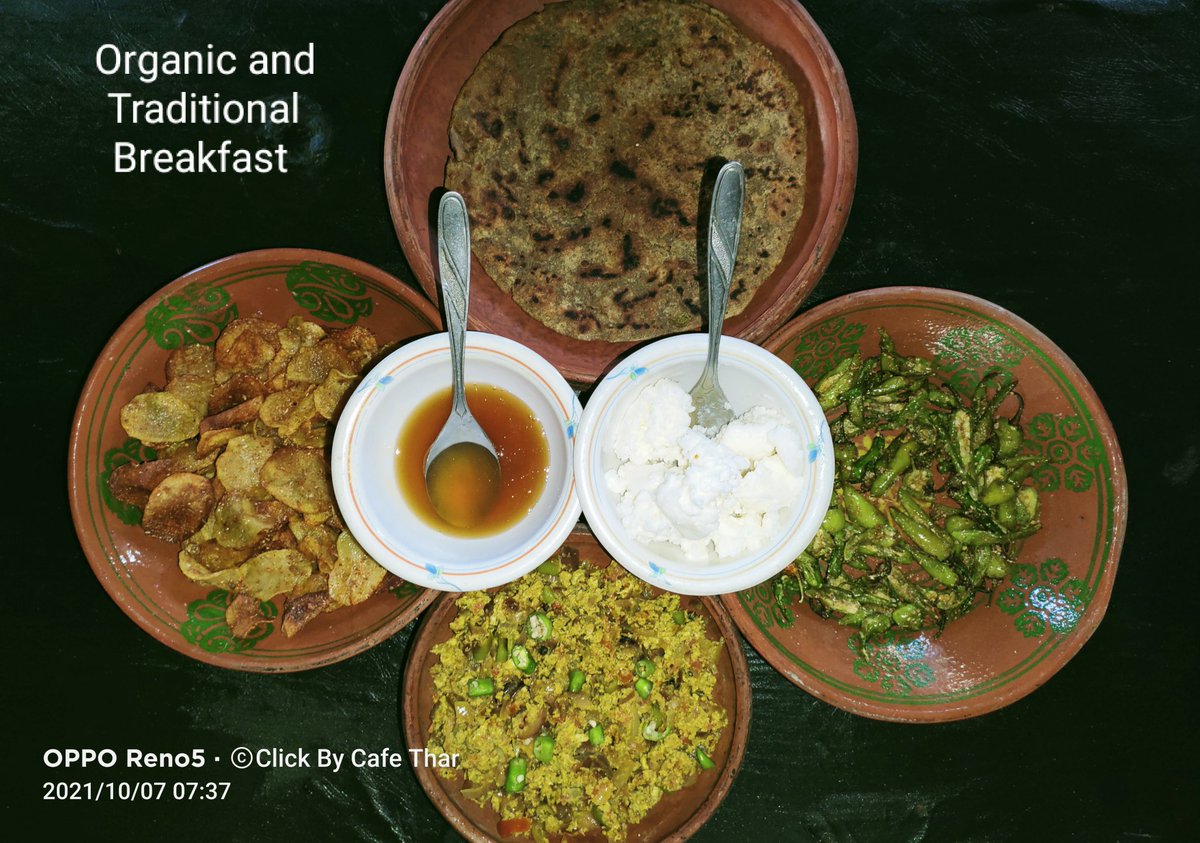 piyaroshivani's tweet photo. Cafe Thar Handicrafts and Restaurant Presents

#DesiFood
#Organic
#organicmillet 
#Tharparkar 
#Mithi
#cafeThar
#tharcafe
#piyaroshivani
#howtovisitthar
#Benefitsoforganicfood
#dawndotcom
#clusterbeans 
#organicclusterbeans
#organicButter
#milletRoti
#organicHoney https://t.co/AGpaOCe4LT