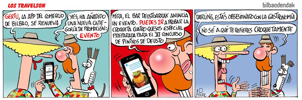 bilbao_Dendak's tweet photo. #LosTravelson ya utilizan GERTU, no se pierden ni una oferta de los establecimientos de #Bilbao. 

Tú también puedes descargarla: https://t.co/fq5gRUIBqm https://t.co/ARBEqvl0Ze