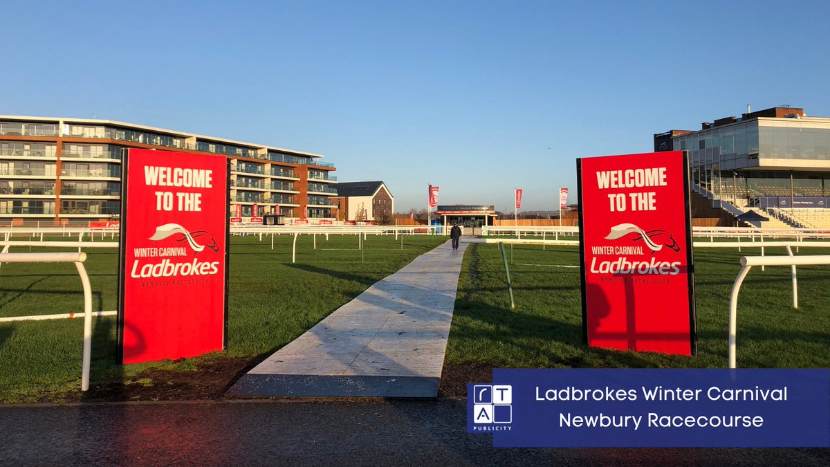 RTApublicity's tweet photo. When #Ladbrokes came to us for their Winter #carnival at Newbury Racecourse, we knew we had to make a big impact ⭐

If you want to see more #pictures from this event, take a look at our #project here ⬇️

https://t.co/v7EW7GUA0r https://t.co/kNUf5OQ2Rv