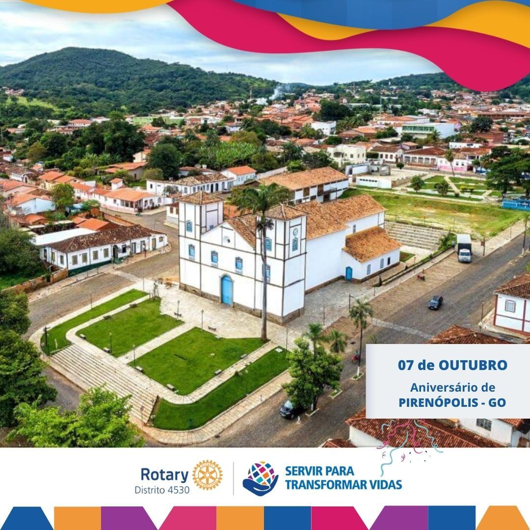 Distrito4530's tweet photo. Pirenópolis é um município histórico, sendo um dos primeiros do estado de Goiás. Cercado por belíssimas cachoeiras, Pirenópolis completa 294 anos
#Distrito4530 #ServirParaTransformarVidas #PessoasEmAção4530 https://t.co/96Ahmk4LFZ