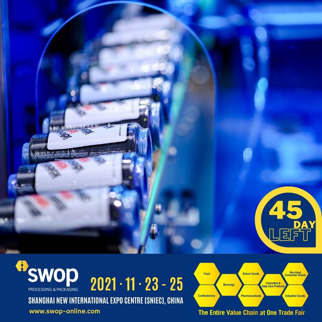 Countdown⏳45 Days left
We sincerely invite you to attend #swop2021 if you are interested in:
Processing &amp; #Packaging Machinery for Food &amp; Beverage / #Pharmaceuticals &amp; Cosmetics / Non-food Consumer &amp; Industrial Goods...
💻 adsale.hk/5qzXRD

#interpackalliance #interpack