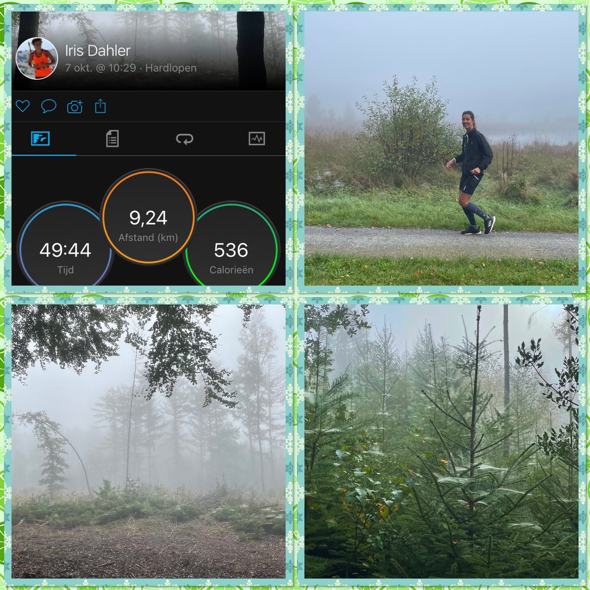 Laatste kilometers voor <a href="/LeidenMarathon/">Leiden Marathon</a>! En laatste testronde kleding, nu frisjes met de mist, maar wordt beter met zondag 15 graden🌤, jasje uit! #marathon #hardlopen <a href="/SpeciaIized/">Benny</a> 💪🏼