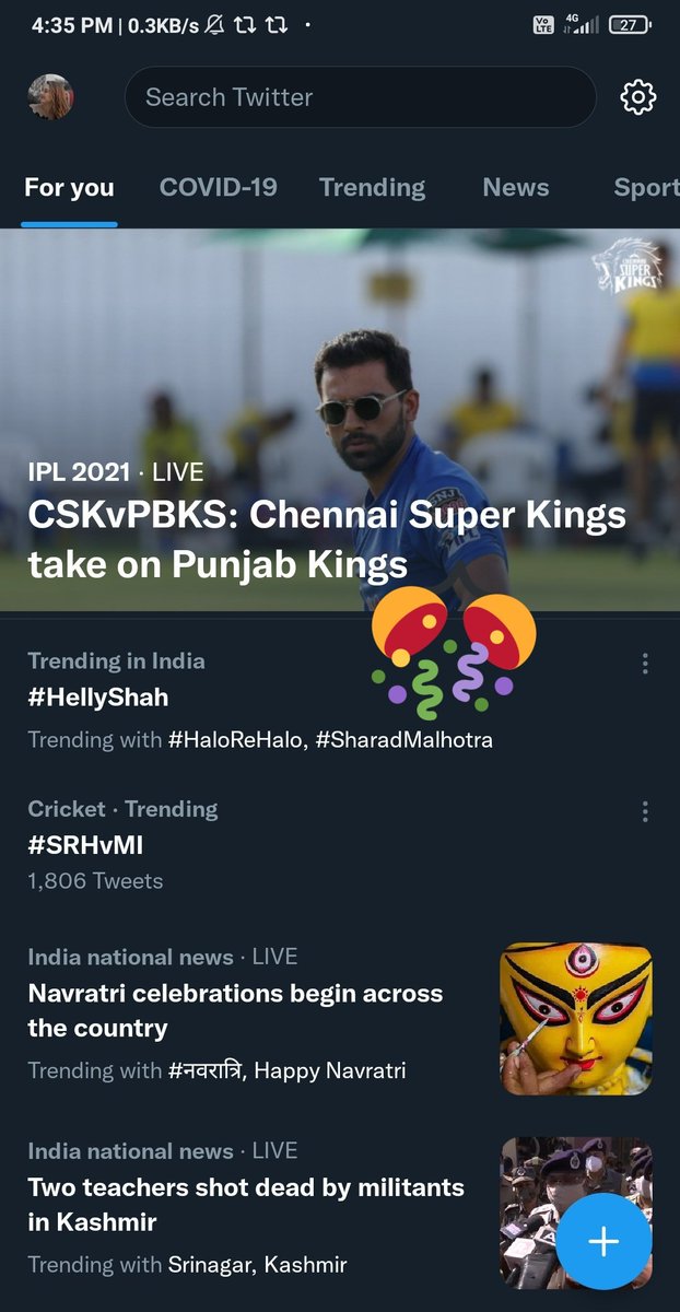 _ruuistic's tweet photo. And it's trending on my list too 

#SharadMalhotra #HellyShah 
#HaloReHalo https://t.co/Jfqq3cDtYB
