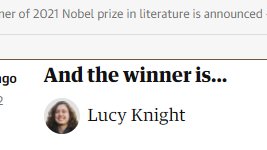 Congratulations, @raucousguffaw! #NobelPrizeLiterature