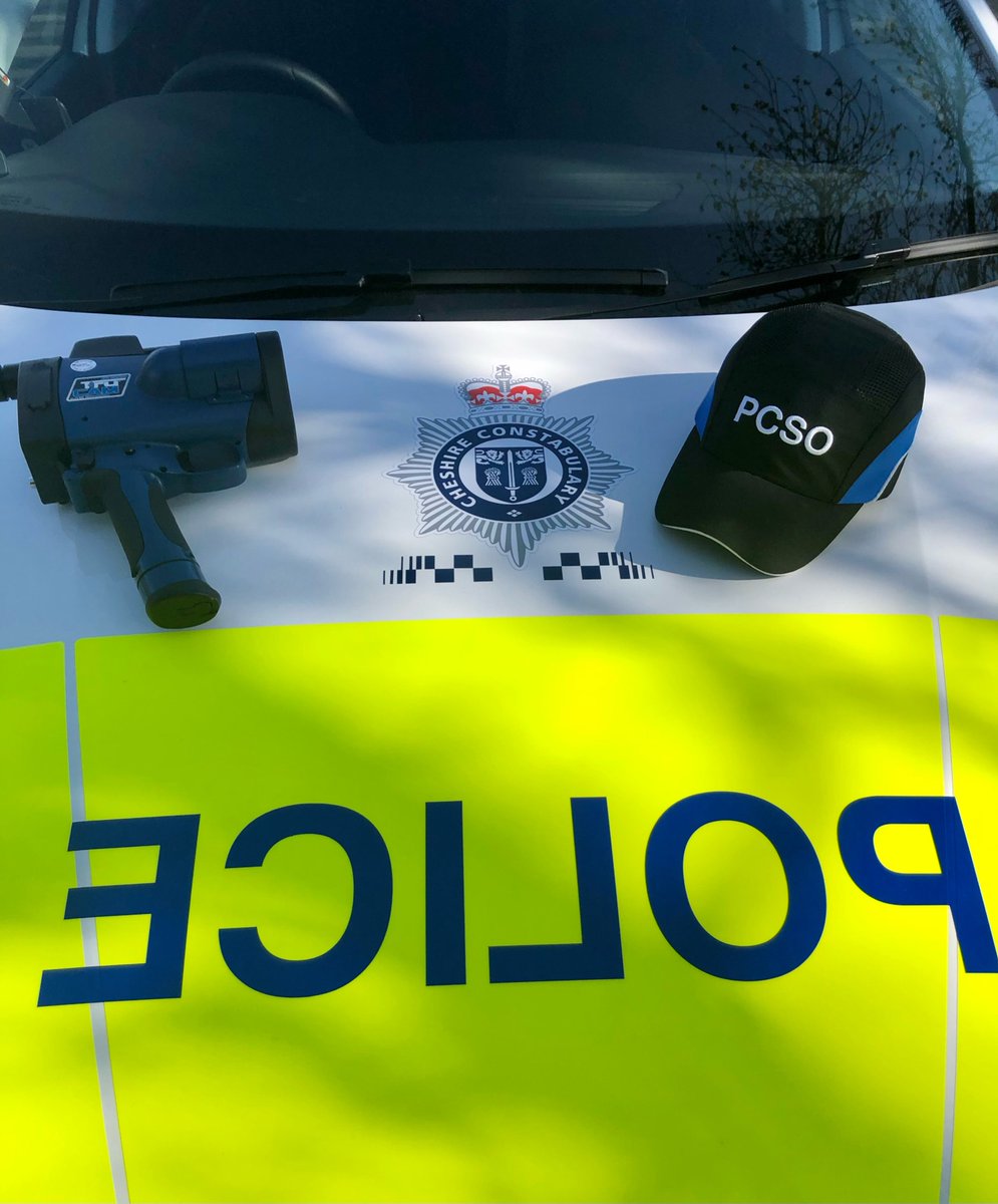 CongEastPol's tweet photo. Speed enforcement carried out on Moss Road #Congleton this morning. During the time there, two drivers activated the device and will be hearing from the Central Ticket Office #RoadSafety https://t.co/GFwGyFpSIU