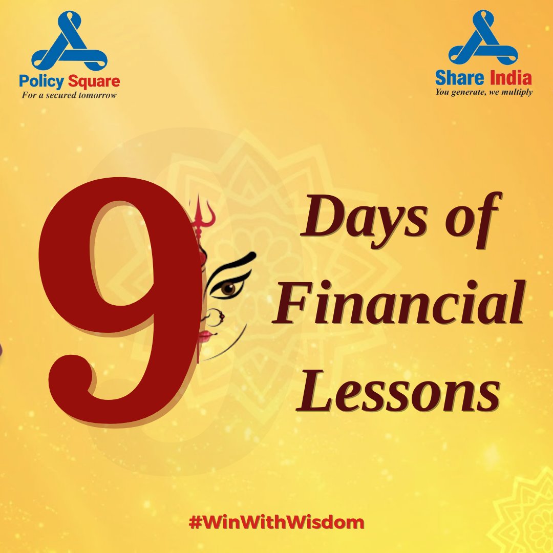 policy_square's tweet photo. 9 Days of Navratri... 9 Days of Financial Lessons...
#WinWithWisdom #Navratri2021  #ShareIndians #policysquare https://t.co/v6mn9QcRz9