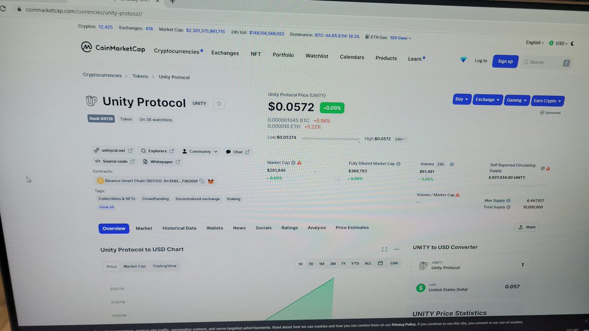 Nq99Nadeem's tweet photo. Unity Protocol Listed on CMC 
A New Milestone Achieved...
https://t.co/hwTv7md5l6 
@VitalikButerin @elonmusk
@unitycol @cz_binance
@NischalShetty
@TimDraper @DjPrestigeUk
@SatoshiLite @WhiteBit
@APompliano @davidgokhshtein
@ErikVoorhees 
@bsc_daily @officialmcafee
@IvanOnTech https://t.co/wXGA5Ei7OG