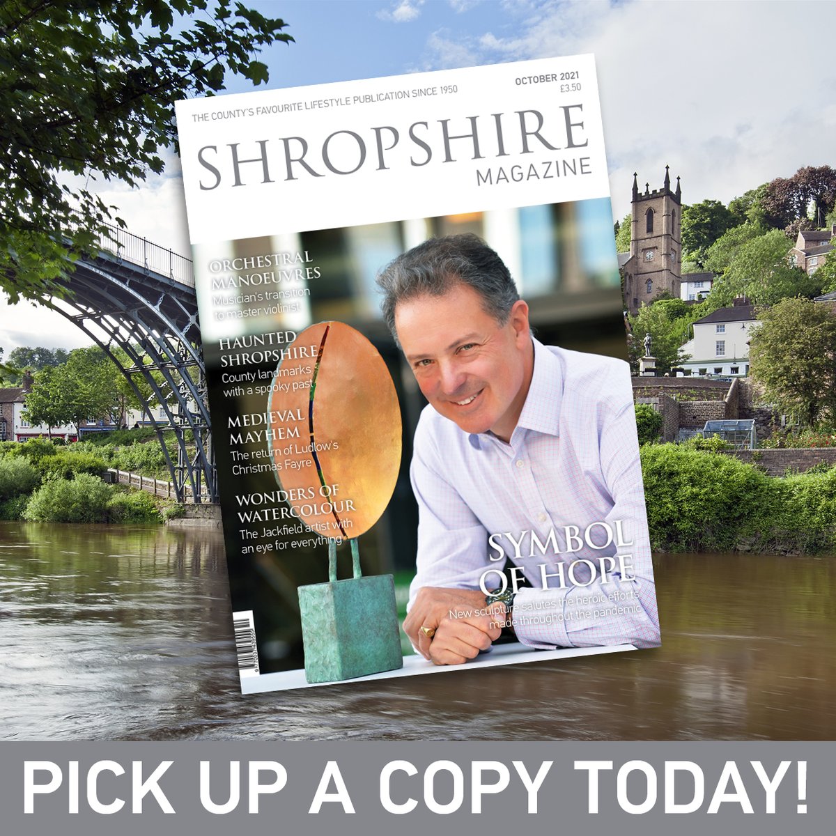 The October issue of the Shropshire Magazine is on sale now at your local retail stockist! 
Looking for the perfect gift? Give our subscriptions team a call on 0800 174 064 
#magazine #giftideas #Shropshire