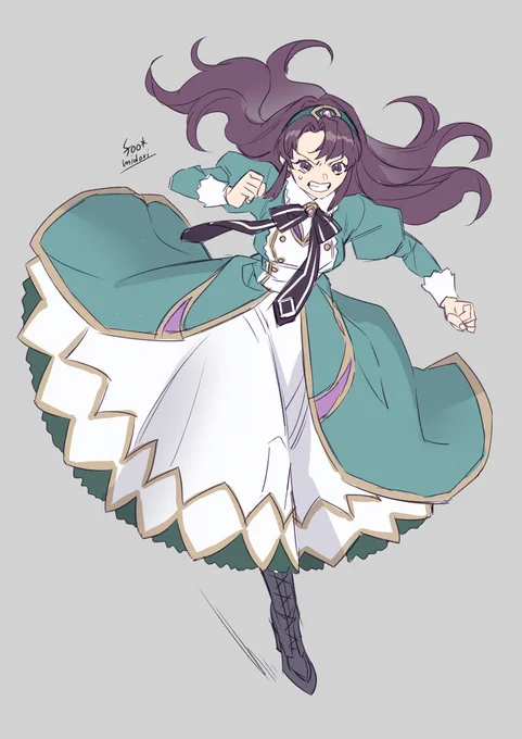 キャラデザ練習 悪役令嬢 