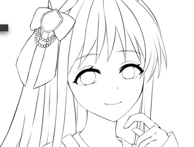 線画〜!あと色塗り🥺🥺🥺 