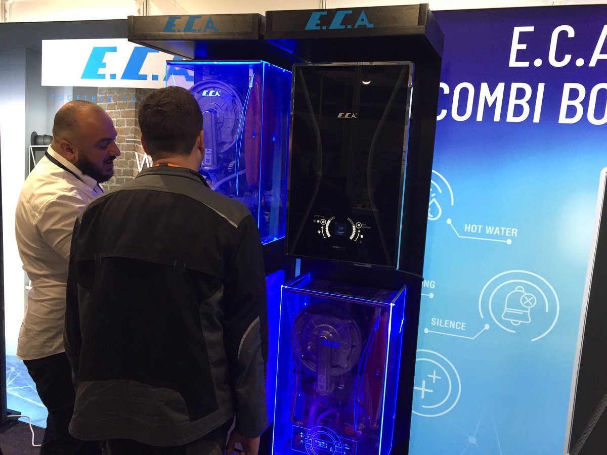 <a href="/BoilersEca/">ECA Heating UK</a> are a must watch at #phexmanchester. You’ll see them at Chelsea too! 👌 👀