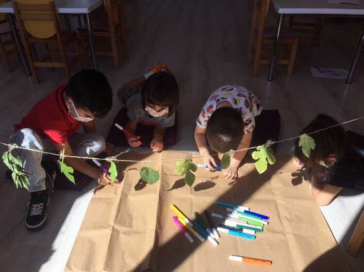 Gölgeler, yansımalar... 🎈
Çocukların sahip oldukları materyallere dikkat süreleri ışık ve gölge sayesinde artar, farklı bir bakış açısıyla yaklaşmalarını sağlar 🍃
