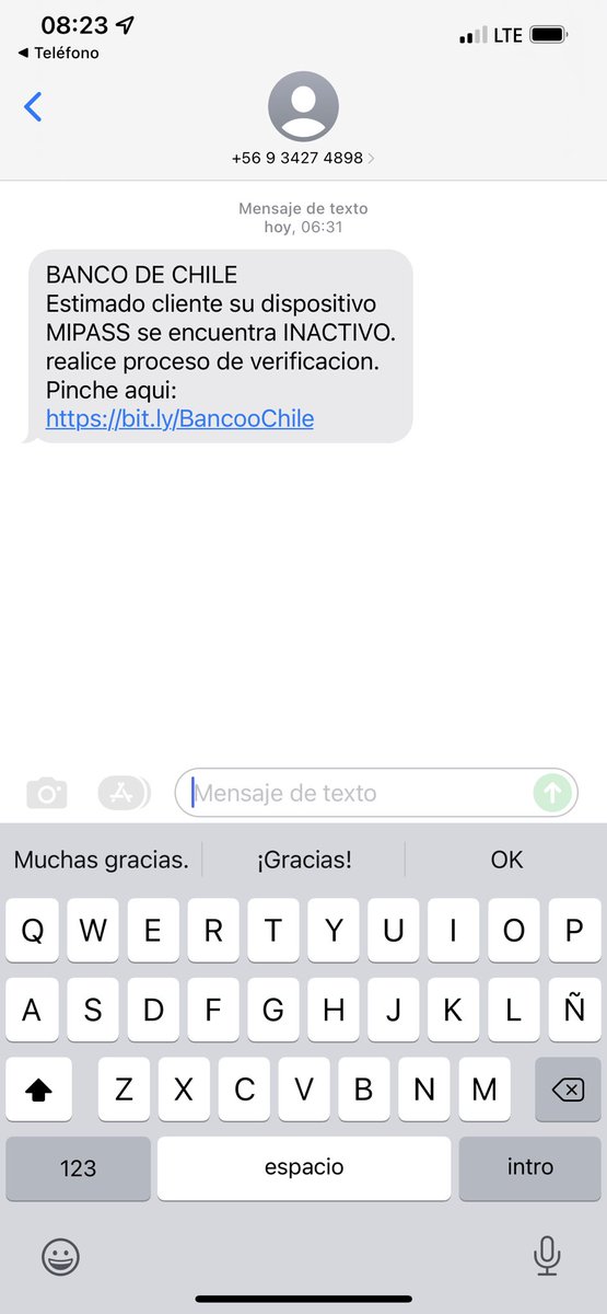 _julyeeeth's tweet photo. ⁦@PDI_CHILE⁩ ⁦@bancodechile⁩  a quien se le pueden enviar estos números? Claramente son de estafa https://t.co/kmR7QL21qo