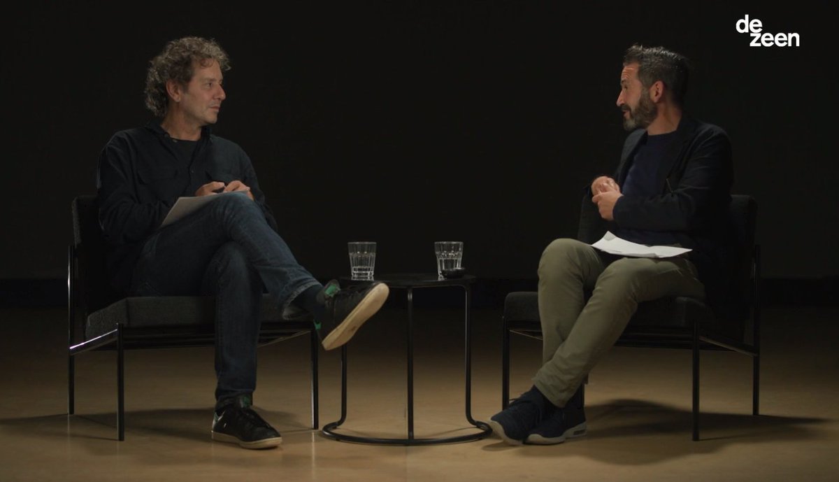 INGmedia's tweet photo. #Biophilicdesign goes beyond real elements of #nature. It moves into indirect references - how we mimic it using natural materials, colours & textures,” @Oliver_Heath in conversation with @dezeen's @marcusfairs for the launch of #PaperStone at @cdukltd.
https://t.co/2yxFQmUyqt https://t.co/LxyPyRFrHv