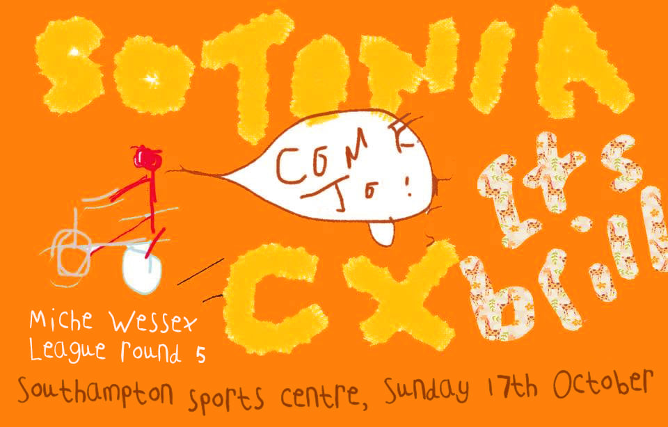 Just over a week until the <a href="/SotoniaCC/">SotoniaCC</a> <a href="/WessexCX/">WessexCycloCross</a> League Cyclocross at Southampton Sports Centre. Entry is ONLINE ONLY and closes next tuesday. Enter: bit.ly/sotoniacx
#cx #cyclcocross #michewessexcx #southampton #SouthamptonSportsCentre
