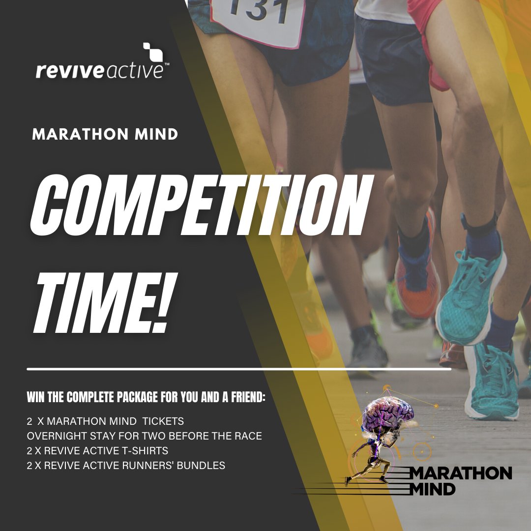ReviveActive's tweet photo. COMPETITION TIME!ย ๐โโ๏ธย
Are you ready for Marathon Mind? Now is your chance to get the full packageย and be race readyย ahead of November 13th!ย ย
Comment below and tag your running buddy - Best of Luck! ๐ฅณ
#marathon #marathonmind #running #competition https://t.co/lKihVLB77H