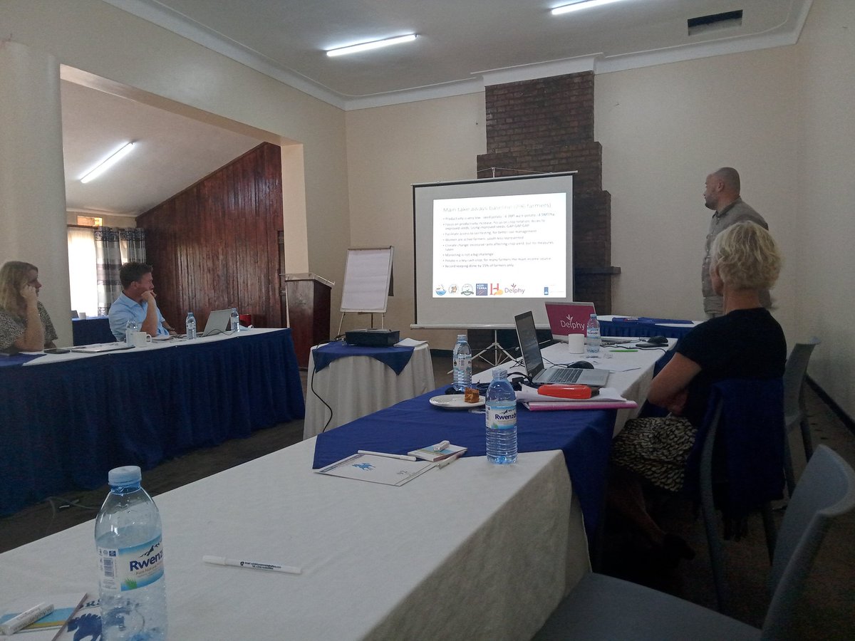 Professionalisation of FOs' &amp; coops can resiliently &amp; sustainably transform the Potato VC in Ug for sustainable economic dev't. To address the gap, <a href="/Agriterra/">Agriterra</a>  is part of the consortium implementing the "Innovating the Ug Potato Value Chain". PIT meeting ongoing, in Kabale, Ug