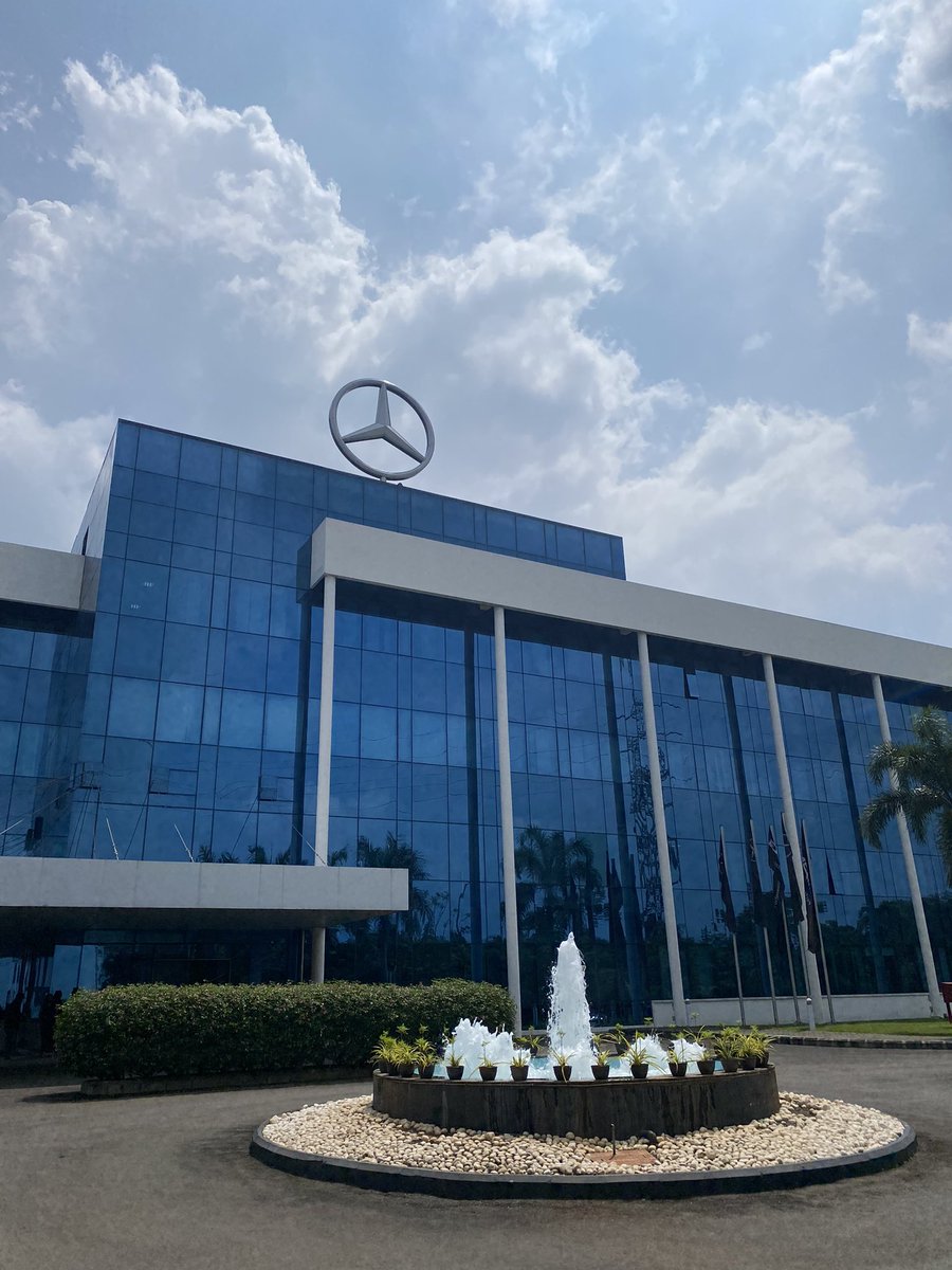 Renuks's tweet photo. The new S Class in its CKD avataar is all set to be launched. It’s nice to be back at press conferences again. https://t.co/7tXJEzG1dG