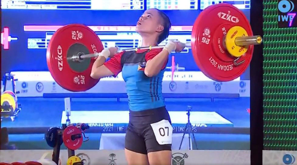DaigdigPinoy's tweet photo. Congratulations ROSE JEAN RAMOS for winning 2 Gold and 1 Silver medals at the 2021 IWF Weightlifting Youth World Championship held in Saudi Arabia https://t.co/WWal8Nn1T7

#AtletangPilipino #filipinoathlete  #weightlifting #rosejeanramos #iwf #2021iwf #daigdigpinoy https://t.co/4TWa82CP6j