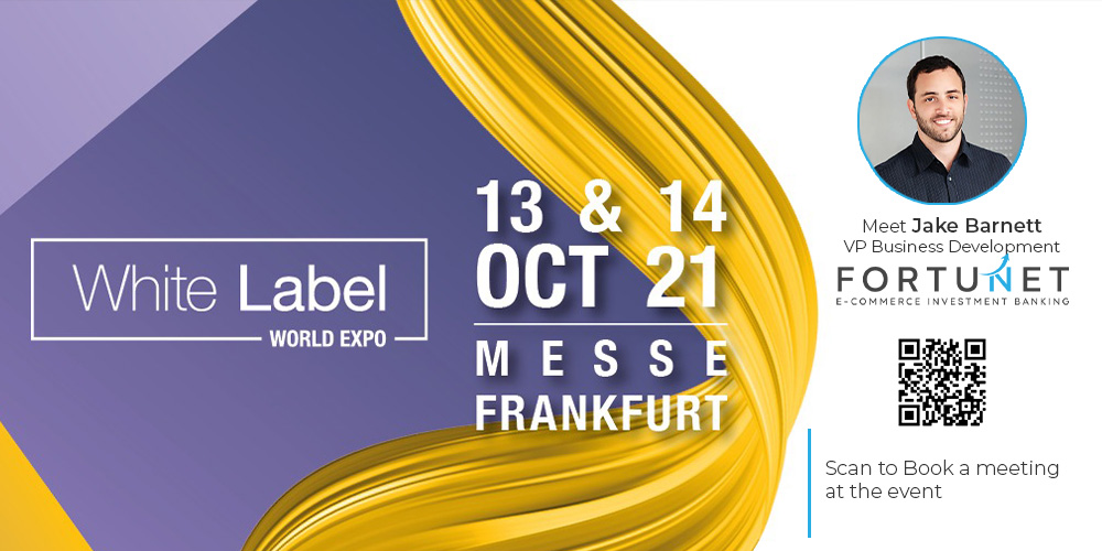 Going to The White Label World Expo in Frankfurt? You can book a meeting with Jake Barnett from Fortunet ahead of time, or just say hi there.
Schedule with Jake Barnett: bit.ly/3mr57ek
#FortunetIB #investmentbanking #amazonfba #amazonsellers #ecommerce