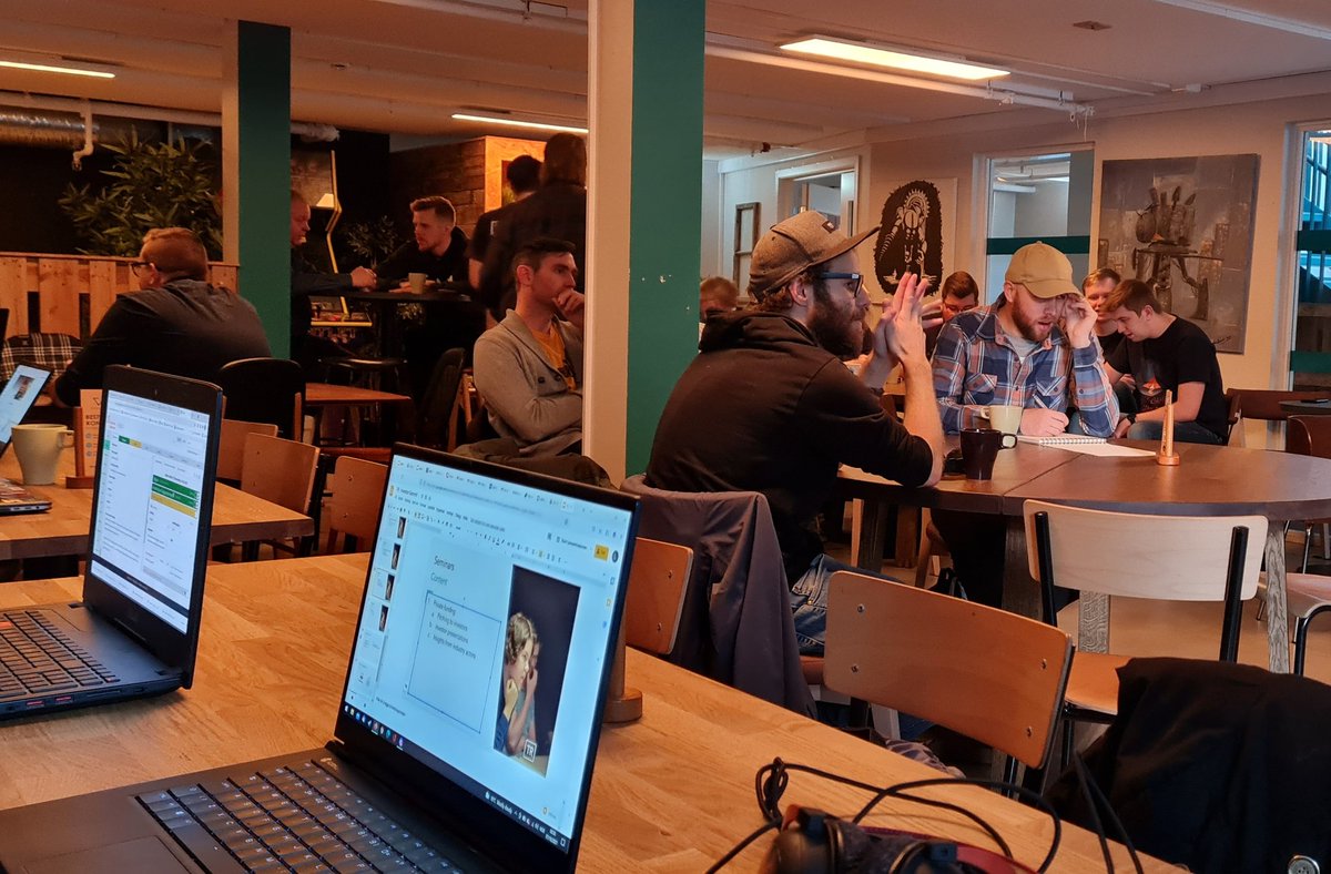 Aech_Kleven's tweet photo. Good morning from @RammerTrygge's #InvestorSummit, featuring @teodorb, @ian_livingstone, @PercyBlakeney63, &amp; @IonSwitz!

#gamedev #indiedev #investment https://t.co/9TYXB4pcaj