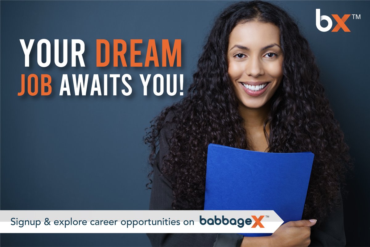 babbagex's tweet photo. Planning to make your next move? Find your dream job on https://t.co/QfsfPsD6Qn
#babbageX #JobSearch #jobseekers #recruiter https://t.co/QkdSOEkEM4