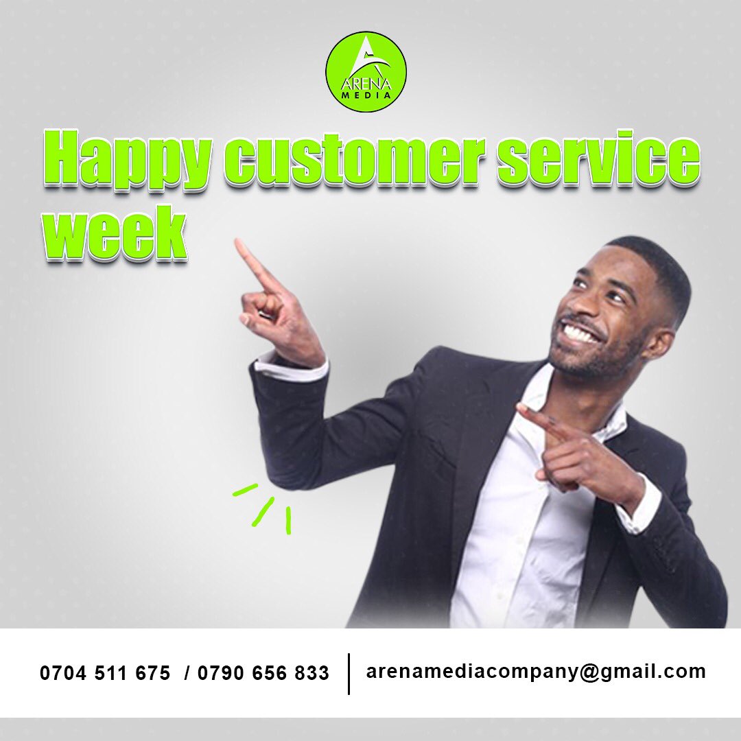 ArenaMediaLtd's tweet photo. Happy Customer Service Week! Let us continue working together towards greater success.

#BigBrandsArena https://t.co/sukoL9WFcL