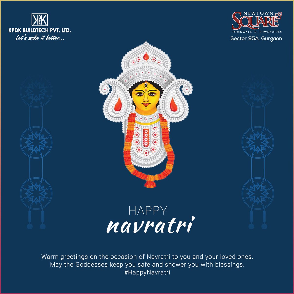 Newtownsquare_'s tweet image. Wishing you all a very blessed and joyful Navratri. May Maa Durga bless all of us and bring immense joy &amp;amp; happiness to our lives. #kpdkbuildtech #newtownsquare #happynavratri2021