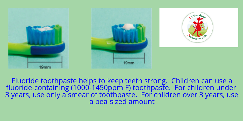 An important part of our work is sharing advice with #parents and #carers on looking after their children's teeth to protect them from dental decay.  Here's another top tip from Dewi our #Designedtosmile dragon