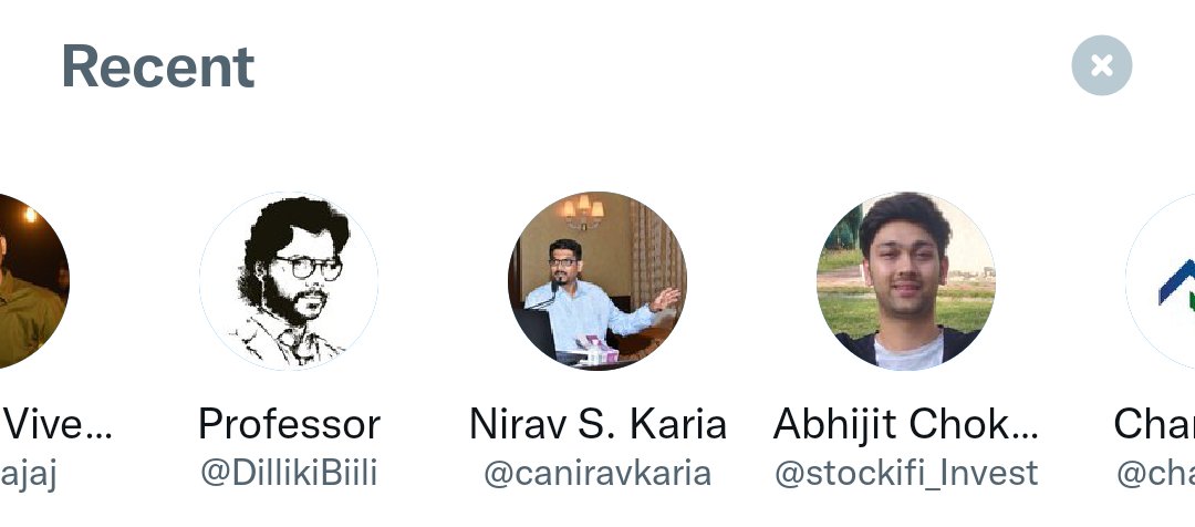 VKIndiaFirst's tweet image. These are the real superstars of Stock Market! This is for millions like me who look for some solid information and learning!
@AmitabhJha3 @kuttrapali26 @DillikiBiili @nakulvibhor @vivbajaj @chartmojo @caniravkaria @chartbent @stockifi_Invest @StocksCall_