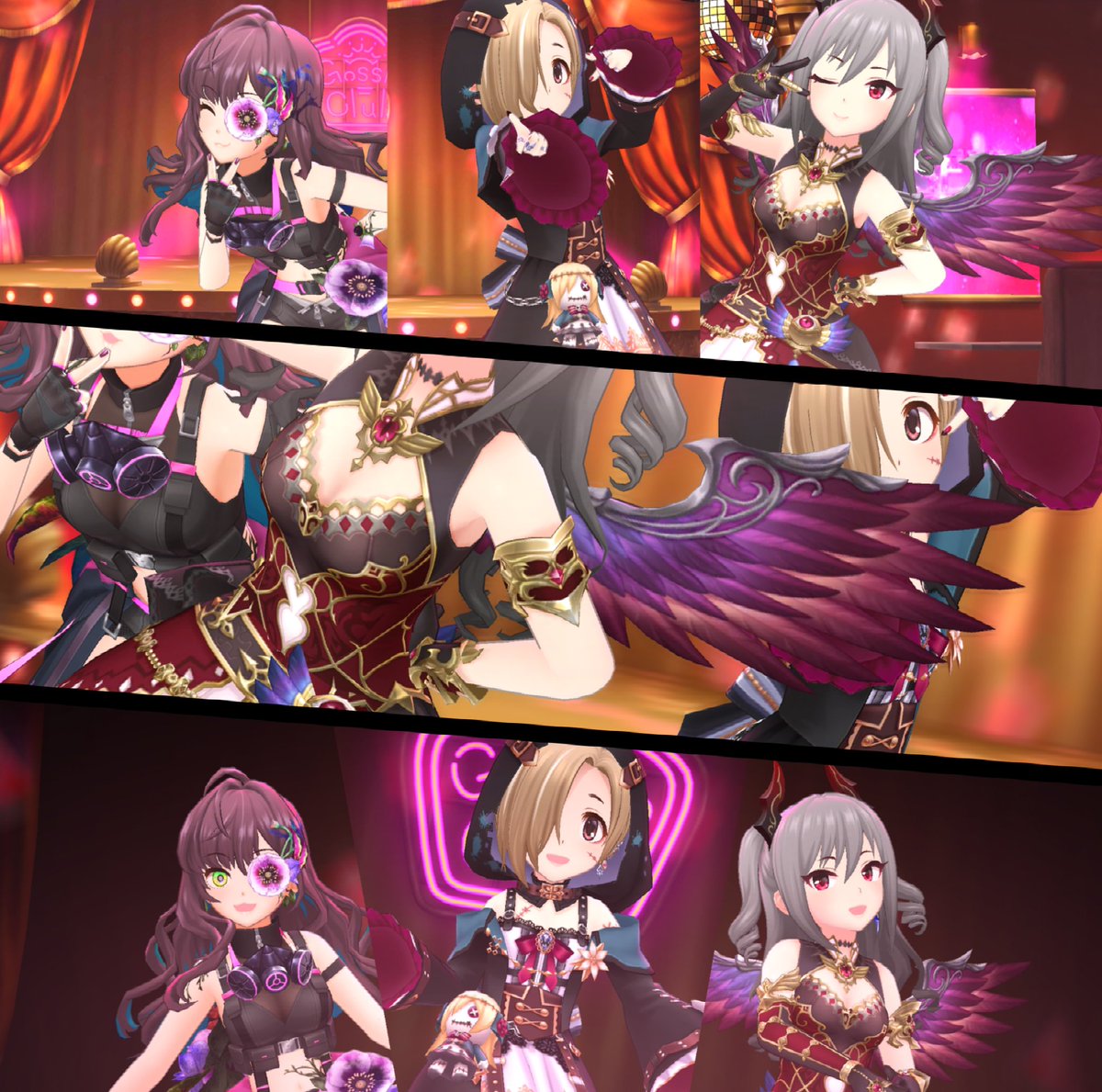 higucchi_anime's tweet photo. なんか絵面がゴチャゴチャしちゃったけど、テーマは「中二病のハロウィンコスプレ」です✨ 尊い😇
#一ノ瀬志希 #白坂小梅 #神崎蘭子 #デレステMV #GossipClub https://t.co/4xE6UEjzAJ