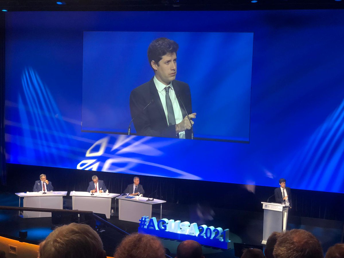 msa_actu's tweet photo. [AGMSA2021] @J_Denormandie rappelle l'importance de l'action de la MSA dans la gestion des crises et des sujets de l'année écoulée avec le @agri_gouv dans un climat de concertation. Il souligne la #démocratie si singulière qu'incarne la MSA, un modèle à conserver, consolider. https://t.co/CEM3owTgtN