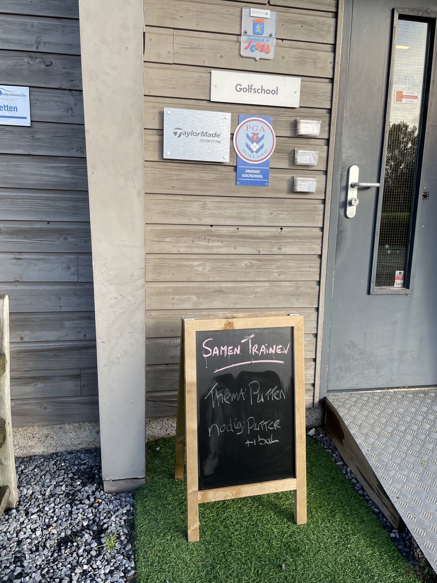 Het Samen Trainen ⁦<a href="/HoogeRdamsche/">Hooge Rotterdamsche</a>⁩ gaat weer beginnen #zinin #golftraining