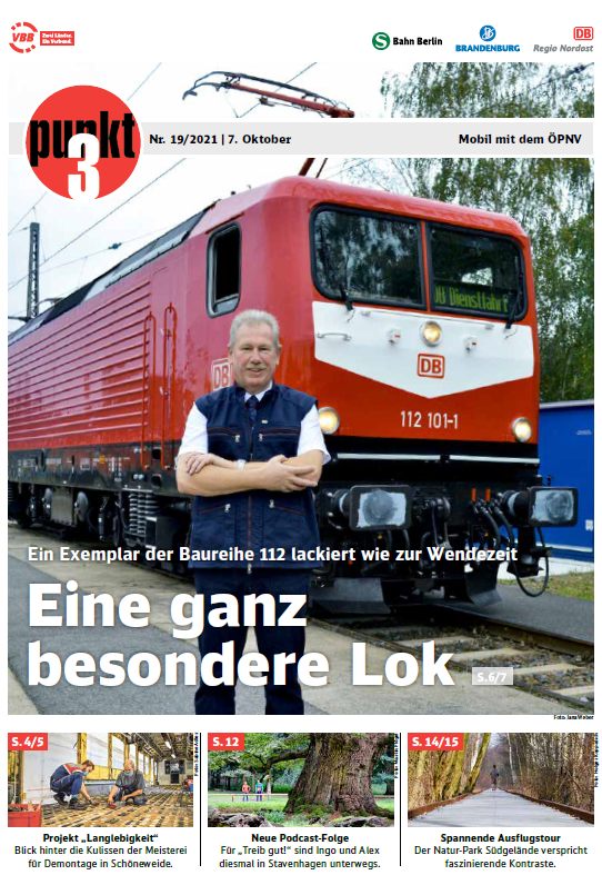 SBahnBerlin's tweet photo. Heute erscheint die neue #punkt3, hier online lesen: https://t.co/CNY010N7qt https://t.co/vK8fEqP2ux