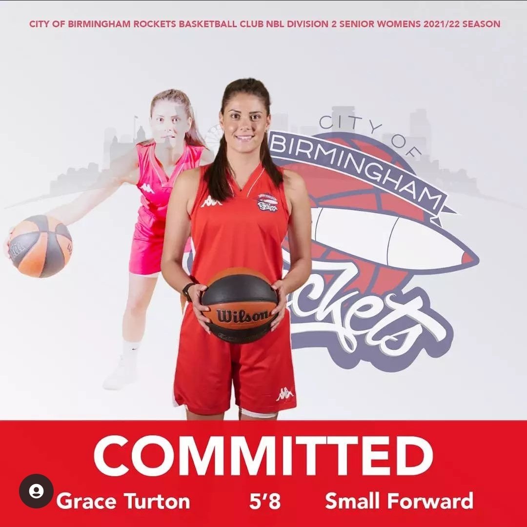 rafbasketball's tweet photo. Congratulations to @Graceturton8 who made the first team for City of Birmingham Rockets @cob_rockets https://t.co/Db5iAWnwj0
