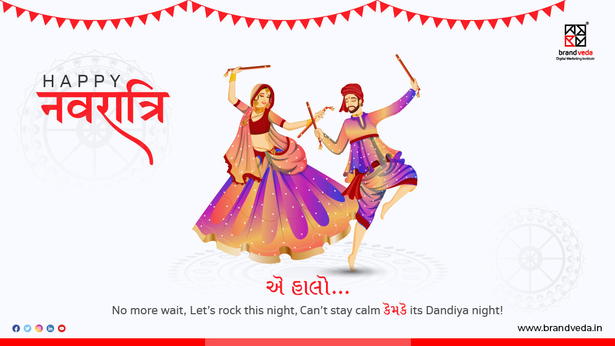 Brandvedaahm's tweet photo. May each day of these nine holy nights bring happiness and prosperity to your life.  #HappyNavaratri
.
.
.
#brandveda #digitalmarketing #festive #navratri #happynavratri  #thursdaytweet https://t.co/VNPLzVXIjV