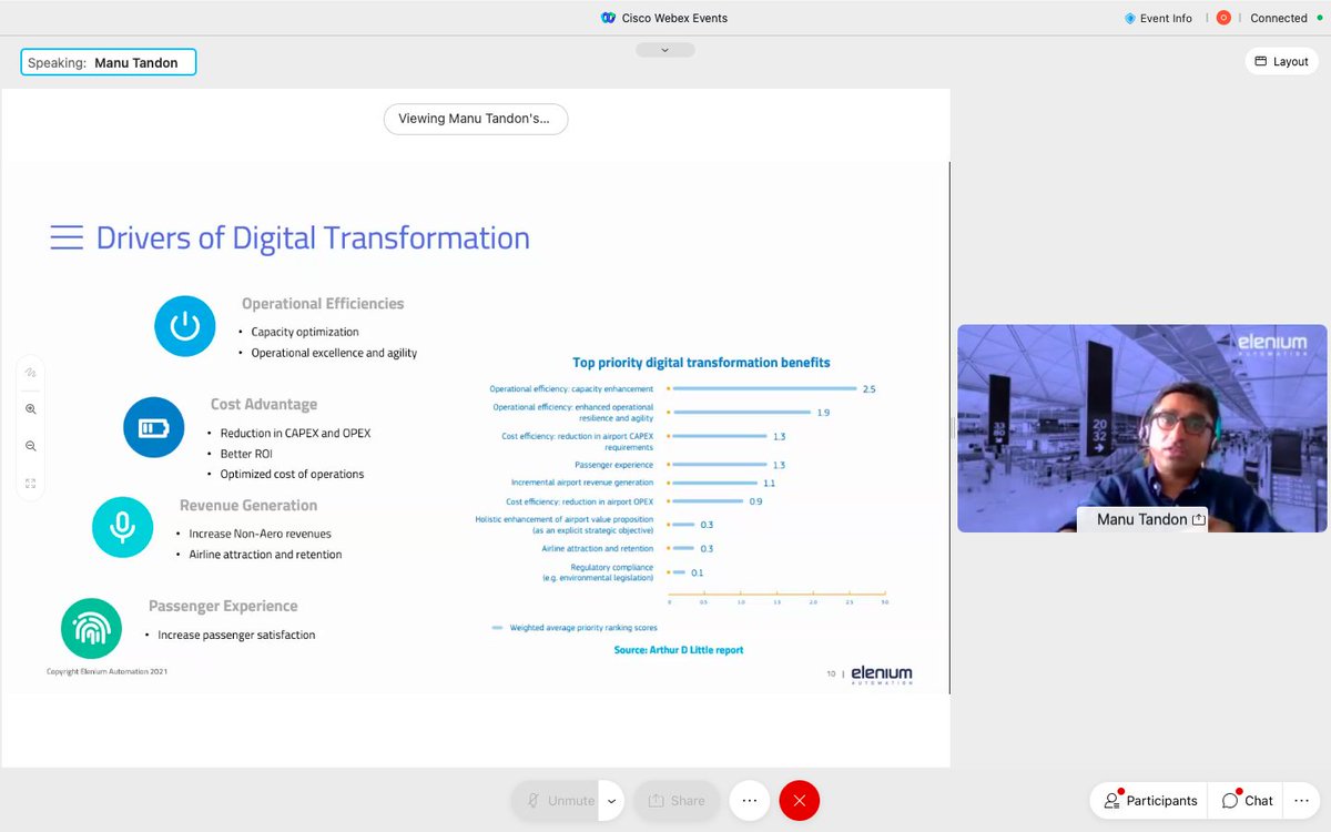 Indianinfra_mag's tweet image. Adishesha CS, Director, @CollinsAero and Manu Tandon, Vice President India and South Asia, @EleniumAuto in a session on Role Of Communication Technologies&apos; at our conference on Passenger Facilitation and Experience at Airports.