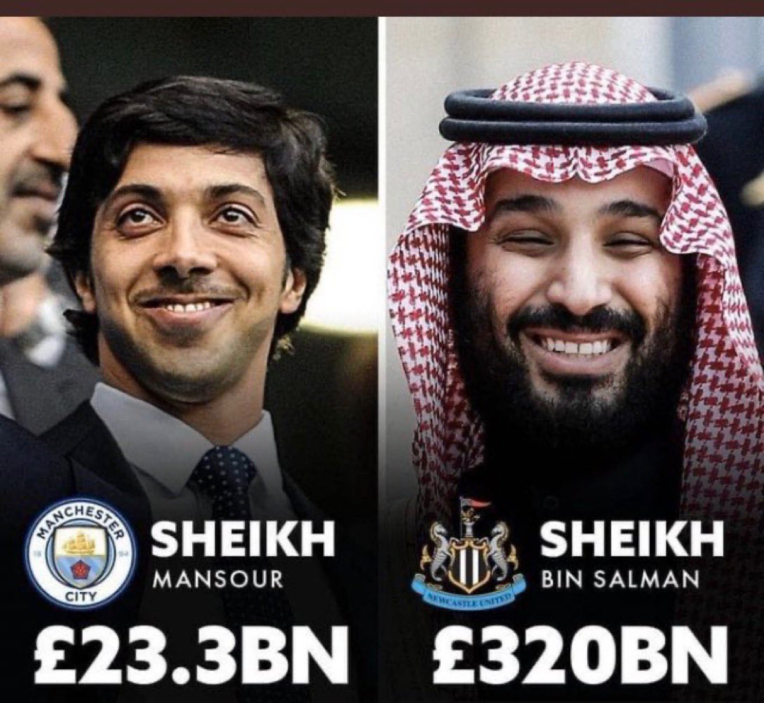 MUmatchday's tweet photo. If this happens premier league is dead, the Saudi guy’s money make City owner look like poor. 😭😭 https://t.co/uQ3aAauOFp