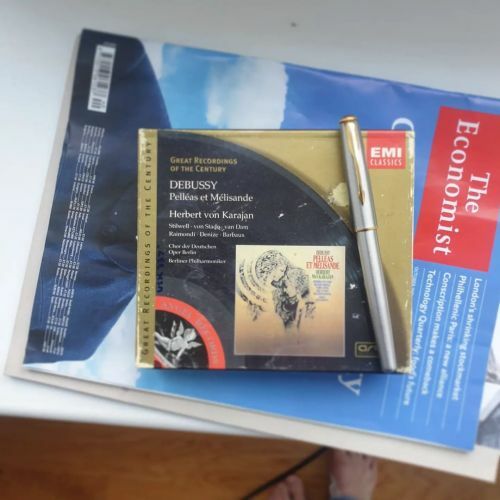 ClassicalCritic's tweet photo. #morninglistening to #Debussy: #PelléasEtMélisande w/ @karajanMusic, @berlinphil, #FredericaVonStade, #RichardStilwell et al. on #EMIClassics / @WarnerClassics
Amazon: https://t.co/eJD1JI0iG8
#ClassicsToday #classicalCDcollection #ClassicalMusicCollec… https://t.co/DqDdgJ1939 https://t.co/a36sSv13CL