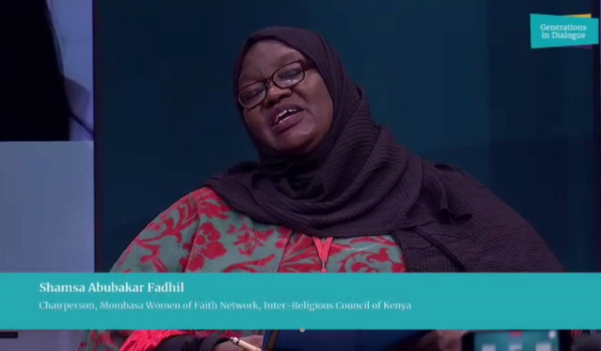 irck_info's tweet photo. .@irck_info Religious Leaders in Kenya through different platforms have been able to sensitize their congregants on COVID-19 &the uptake of the vaccine – @SHAMSAABUBAKAR2 during the Conference of the World Council of Religious Leaders on #FaithAndDiplomacy #GenerationsInDialogue https://t.co/URF7FI9i9L