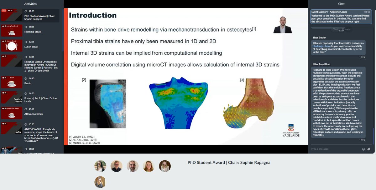 And the #ANZORS2021 PhD Award finalists! Jacob Trend, <a href="/WearneLauren/">Lauren Wearne</a> <a href="/AmyRibet/">Amy Ribet</a> Alexis Brierty, <a href="/Kieran_JBennett/">Kieran Bennett</a>