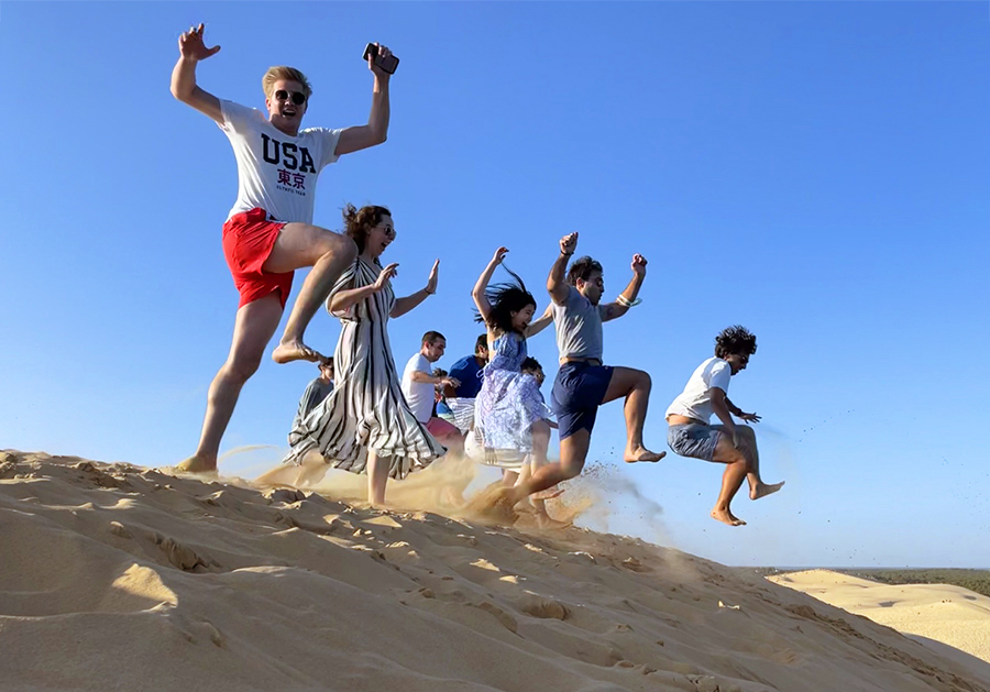 HECParisMBA's tweet photo. Sunset over white-sand beaches, a romp on Europe’s tallest dune and a tour of Bordeaux’s renowned wineries are among our January 2021 @HECParisMBA intake’s first impressions of France.
See more of their incredible pre-MBA experiences: https://t.co/LORuatzOt0
#HECMBAWelcome https://t.co/EcDq25PX8S