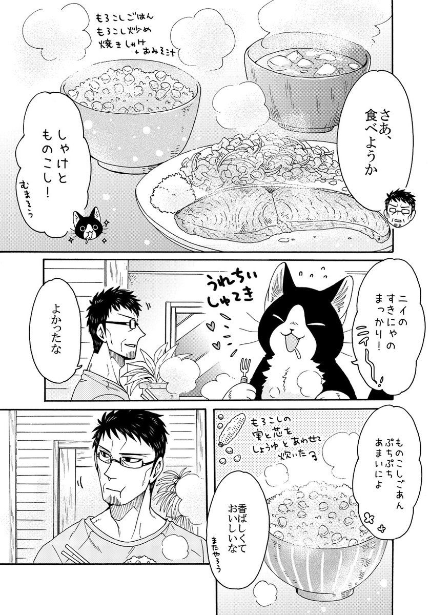 ねこまたと なつのおわり🐱🌽 