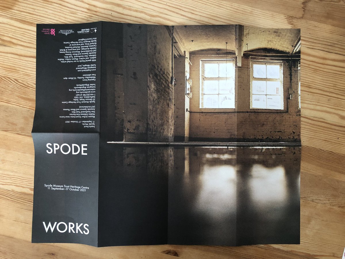 haptic_tacit's tweet photo. Copies of our exhibition notes are available to pick up @SpodeWorks and The Goods Yard when visiting the @BCBfestival
Special thanks to @Kimber_leyC for writing the introduction and the design work. @ALT_Archi for Waiting Space and @PandaPressStone for such a brilliant print job. https://t.co/IaG0z5D56P