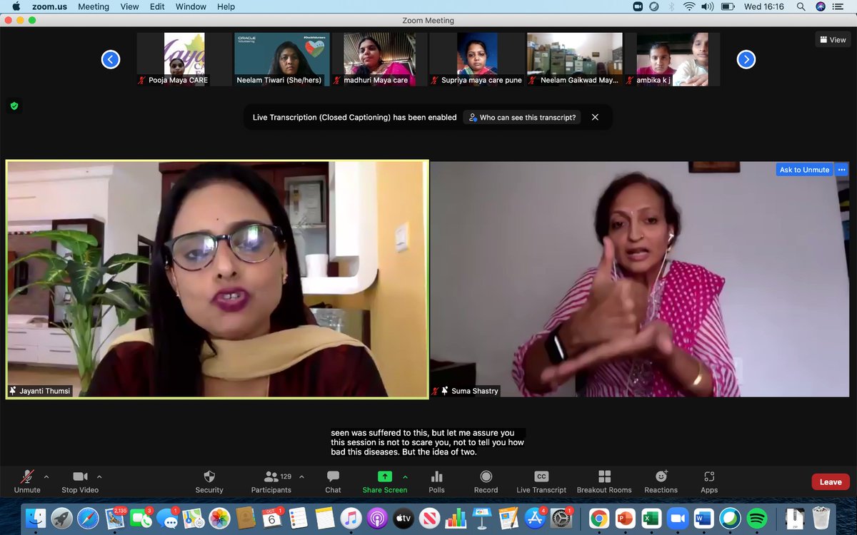 kamal_peter's tweet photo. #OracleVolunteers break barriers &amp; create #inclusive  space for women with disabilities to talk to Dr. Jayanthi Thumsi on their health needs &amp; care. With #signlanguage interpretation by Suma Shastry it was  empowering communication. Break silence around #breastcancer #pinkribbon https://t.co/19dIg2NvRj
