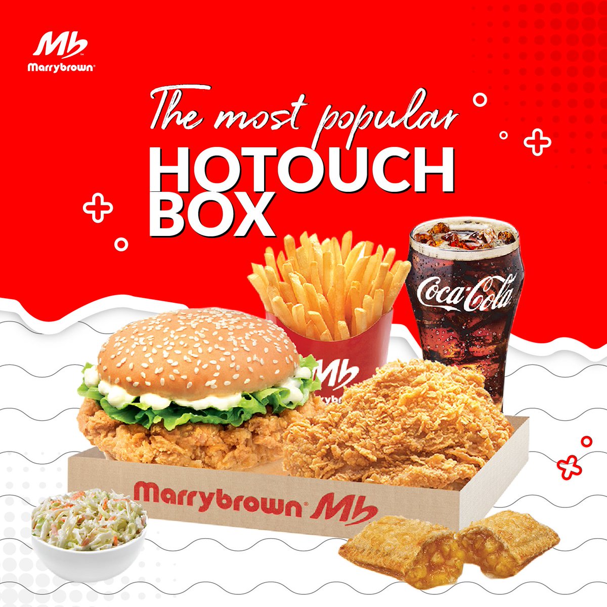 MarrybrownUAE's tweet photo. Hungry at work? You definitely need our most popular Hotouch box for lunch today. Visit our website and order now!

#marrybrown #marrybrownuae #theultimatechicken #familymeals #crunchbite #dubaifoods  #dubaifoodbloggers #dubaidelivery  #lovetoeat #yummyfood #hotouchbox #hotouch https://t.co/7MEmyKu5vO