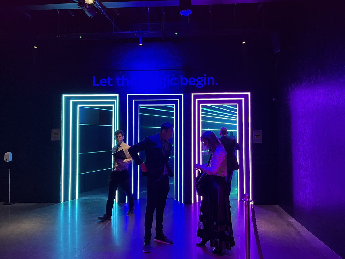 dangrabham's tweet image. In position at the @SkyUK event @magazine_ldn! What's going to be announced I wonder...