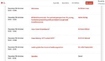 ThrombosisUK's tweet photo. Looking to see what's on at #LTC21?
From understanding the basics to management of #VTE. Discussion, learning from the patient experience &amp; looking into the future.
Plus all recordings from yesterday's @NNMN session are now available! #CPD  #KnowThrombosis https://t.co/IBEWcvXmoV https://t.co/vPhcM6zPQV